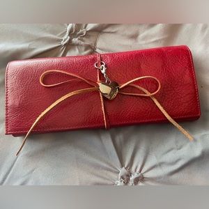 Red Jewelry Travel Bag